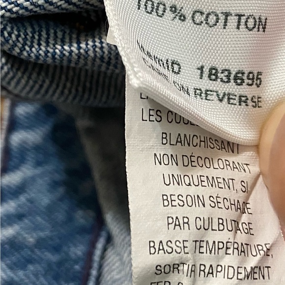 L.L.Bean Womens Jeans 16 P Original Fit Relaxed Blue Denim High Rise - Picture 7 of 11